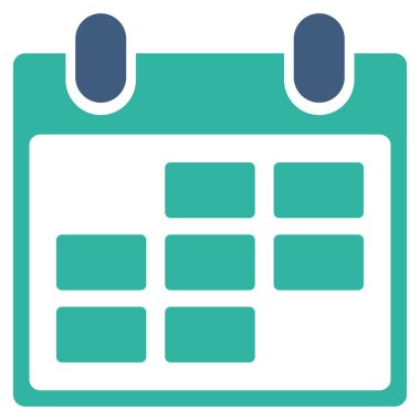 Randevu düz simgesi