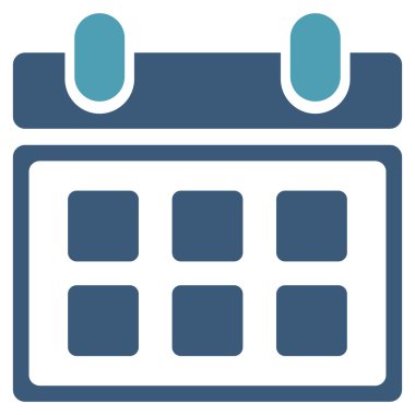 Randevu düz simgesi