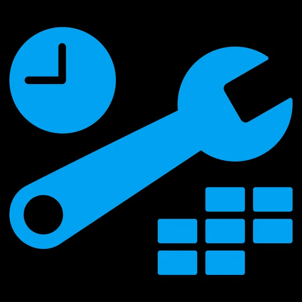 Datum a čas nástroje ikonu — Stockový vektor