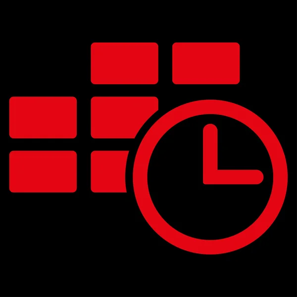 Icono de cuadrícula de tiempo — Archivo Imágenes Vectoriales