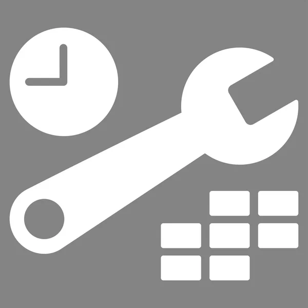 Icono de configuración de fecha y hora — Vector de stock