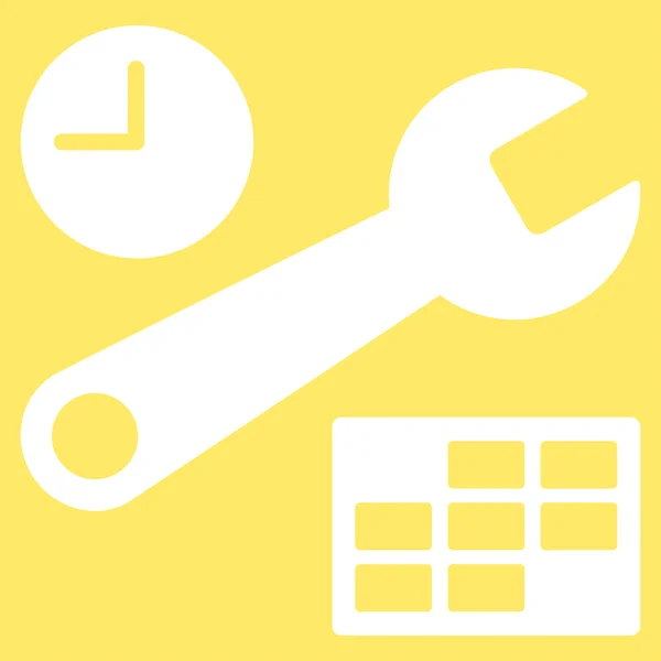 Datum och tid Setup ikon — Stock vektor