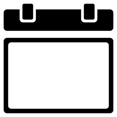 Boş takvim gün simgesini