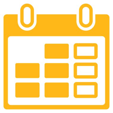 Planı hafta simgesi