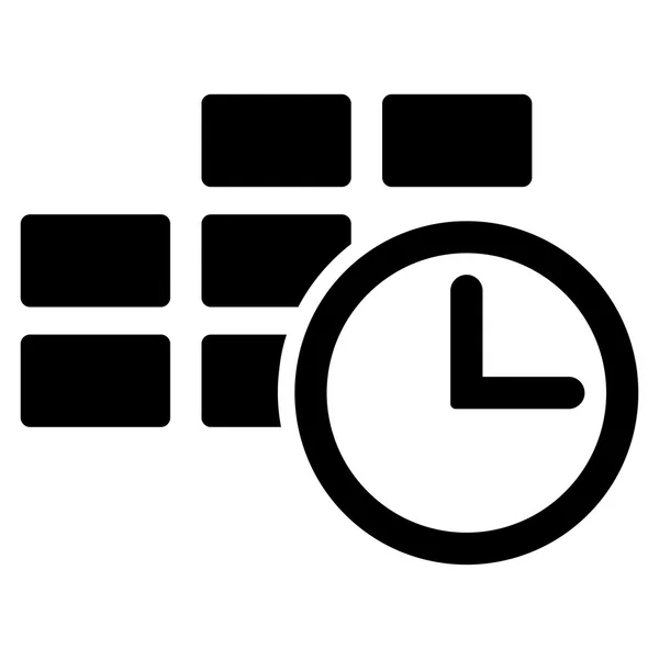 Ícone de tabela temporal — Vetor de Stock