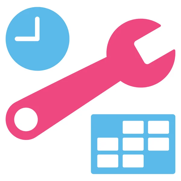 Date et heure d'installation Icône — Image vectorielle