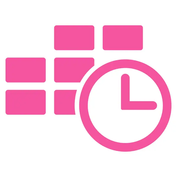 Tabel tijdpictogram — Stockvector