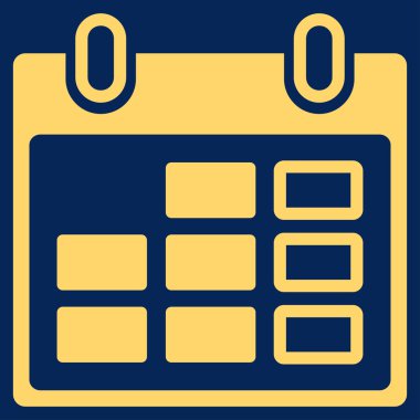 Randevu hafta simgesi