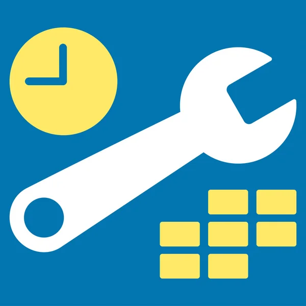 Icono de herramientas fecha y hora — Foto de Stock