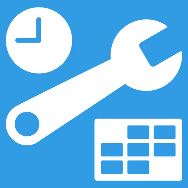 Date And Time Setup Icon — Stock Photo, Image