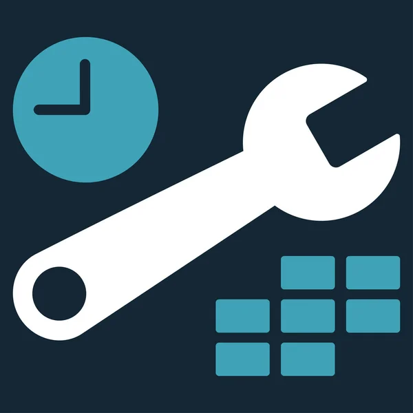 Date And Time Tuning Icon — Stock Photo, Image