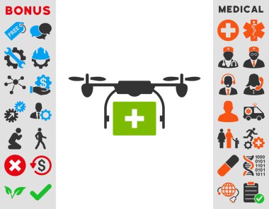 Tıbbi Drone Sevkiyat Simgesi