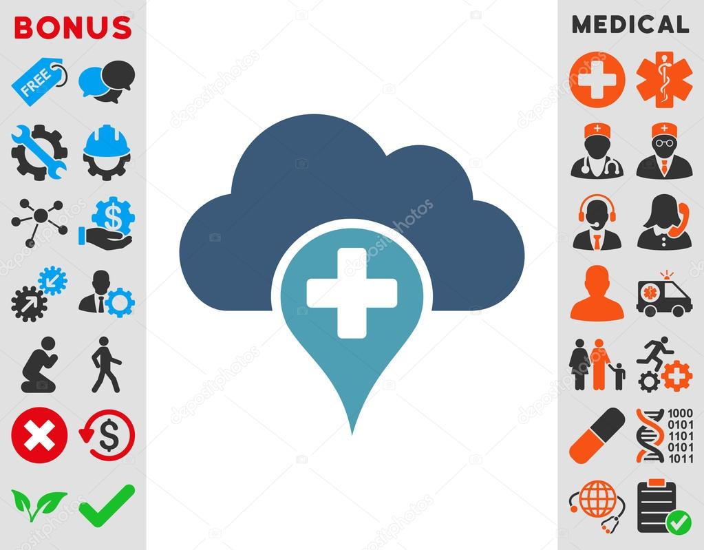 Medical Cloud Icon