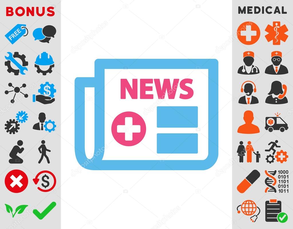 Medical Newspaper Icon