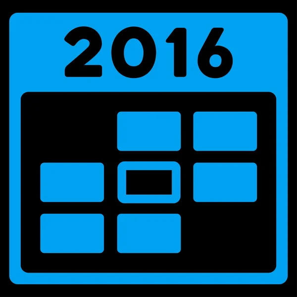 2016 Calendar Date Icon — Stock Vector