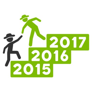 Adam yıllık yardım simgesi