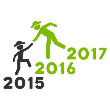 Yıl yardım etmek Guys simgesi