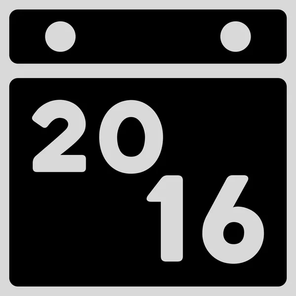 Ikone des Kalenders 2016 — Stockvektor