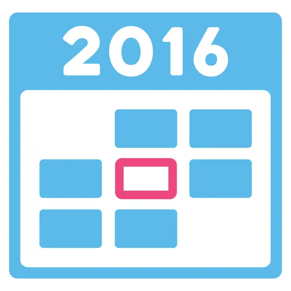 Symbolbild Plan 2016 — Stockvektor