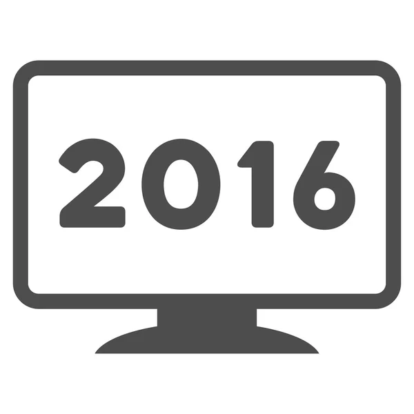 Icono de pantalla 2016 — Vector de stock