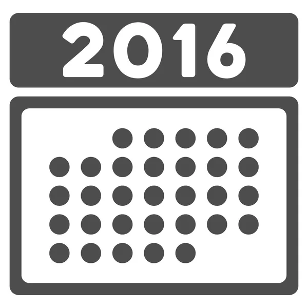 2016 μήνα ντοσιέ εικονίδιο — Διανυσματικό Αρχείο