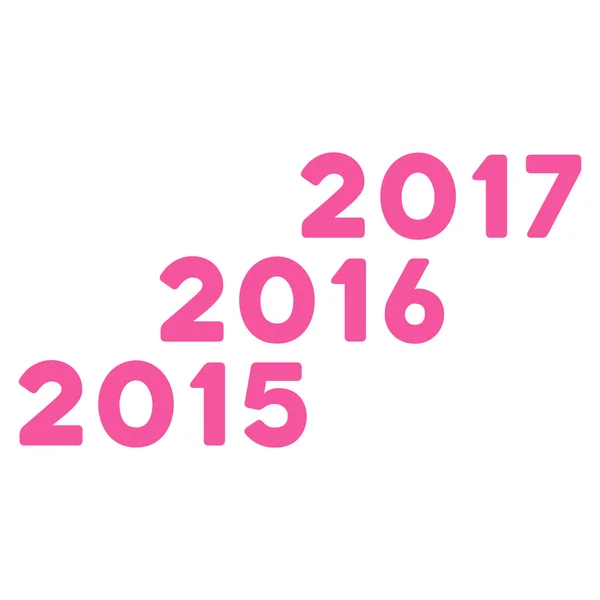 2016 2017 년 아이콘에서 — 스톡 벡터