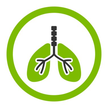 Sistem yuvarlak vektör simge nefes