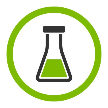 Şişesi yuvarlak vektör simgesi