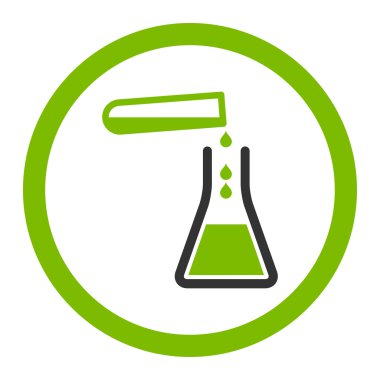 Sıvı transfüzyonu yuvarlak vektör simgesi