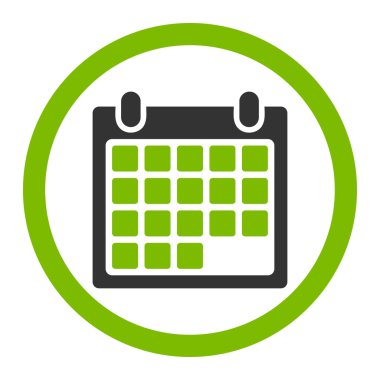 Ay yuvarlak vektör simgesi