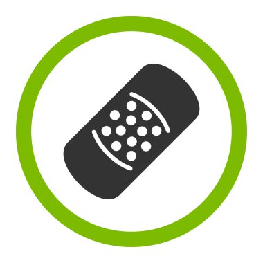 Yama yuvarlak vektör simgesi