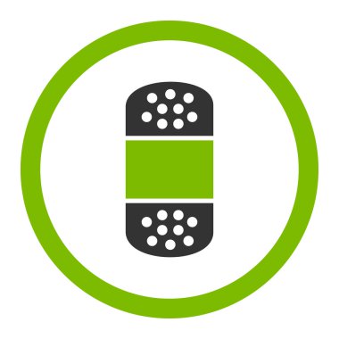 Yuvarlak vektör simge alçı