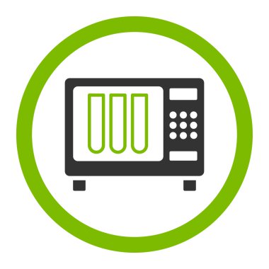 Sterilizatör yuvarlak vektör simgesi