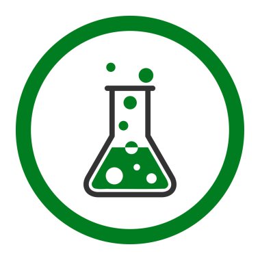 Sıvı yuvarlak vektör simge kaynar