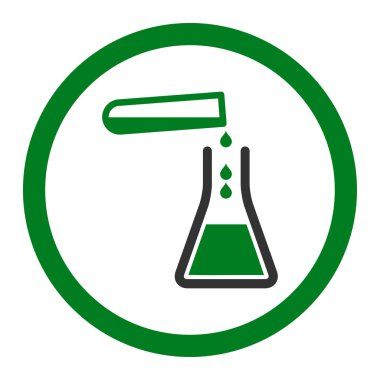 Sıvı transfüzyonu yuvarlak vektör simgesi