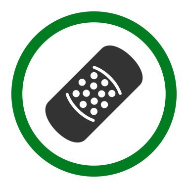 Yama yuvarlak vektör simgesi