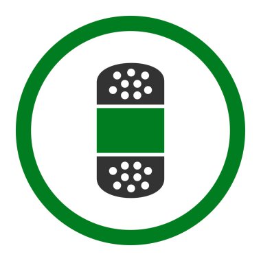 Yuvarlak vektör simge alçı