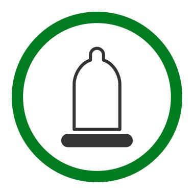 Koruyucu yuvarlak vektör simgesi