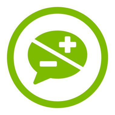 Bağımsız değişkenler yuvarlak vektör simgesi