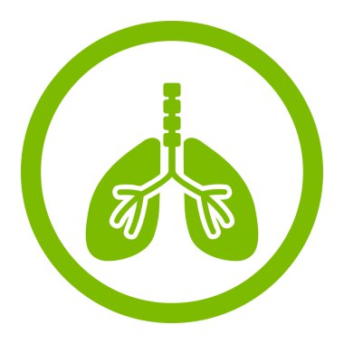 Sistem yuvarlak vektör simge nefes