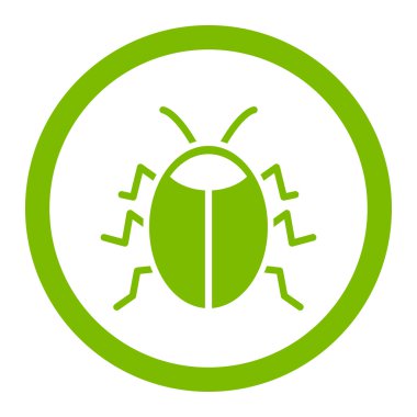 Hata yuvarlak vektör simgesi