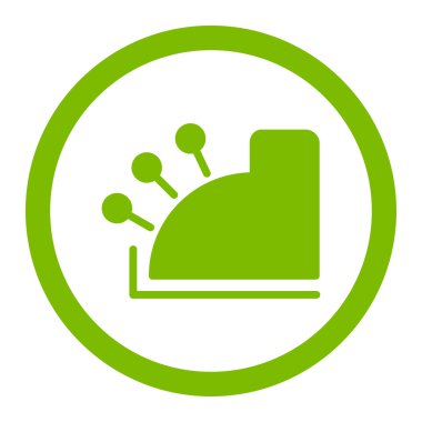 Para yuvarlak vektör simgesi