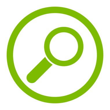 Yuvarlak vektör simge bulmak