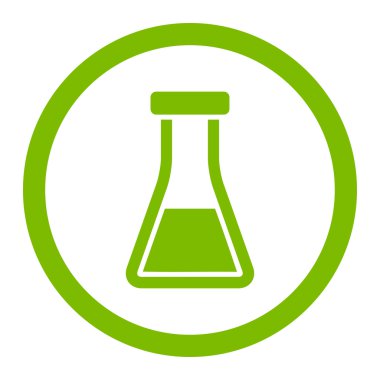 Şişesi yuvarlak vektör simgesi