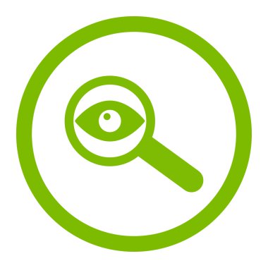 Yuvarlak vektör simge araştırmak