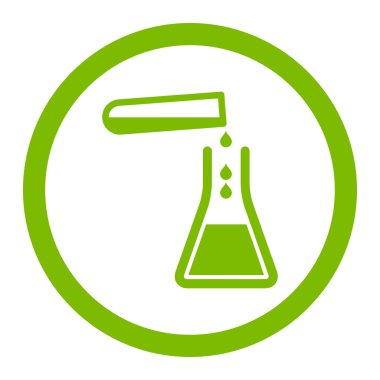 Sıvı transfüzyonu yuvarlak vektör simgesi