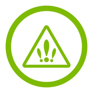 Birden fazla sorun yuvarlak vektör simgesi