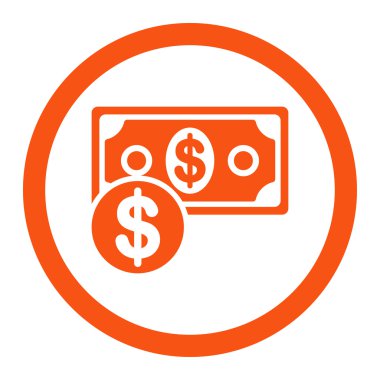 Nakit yuvarlak vektör simgesi