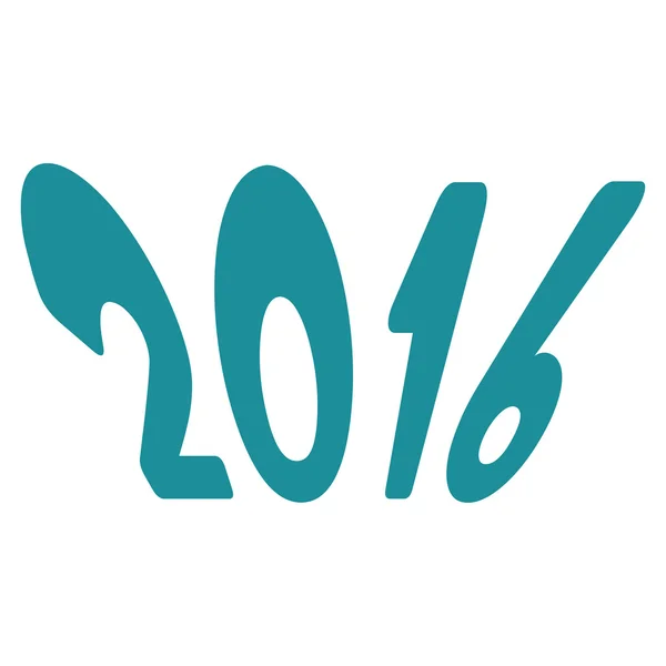 2016 Year Icon — Stock Vector