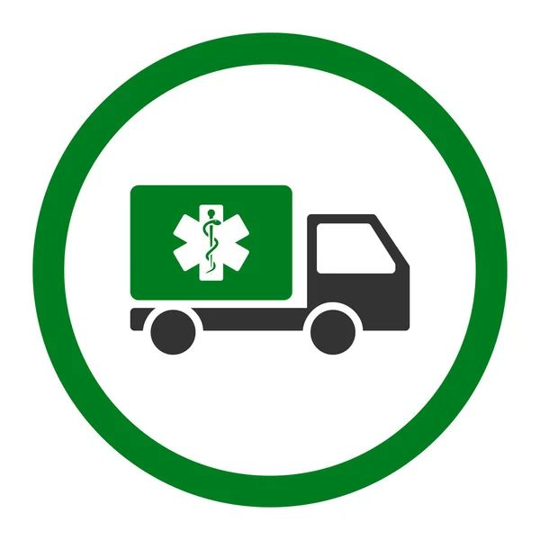 Medical Shipment Rounded Vector Icon — Stock Vector